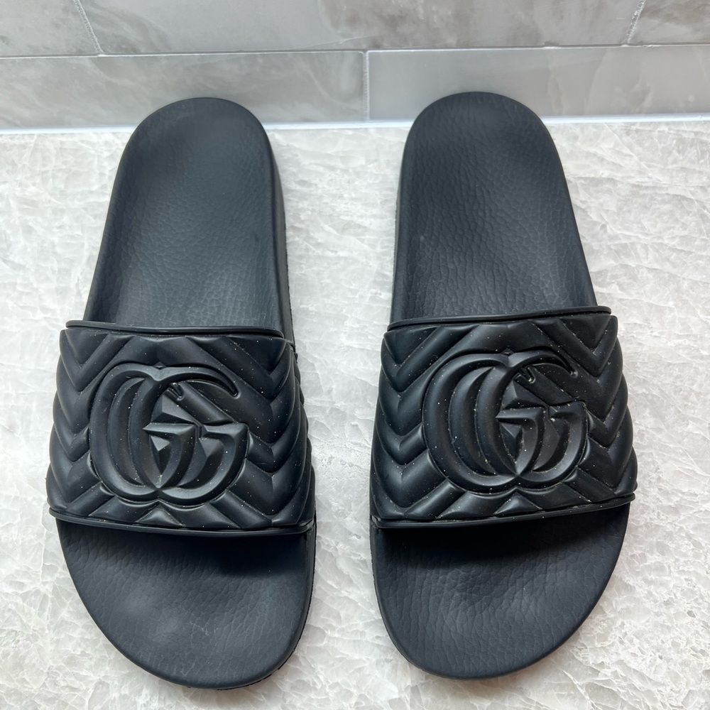 Gucci Black Slides